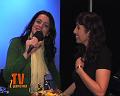 Leila Pantel interviewt Montserrat bei Ihre Turne in Hamburg 